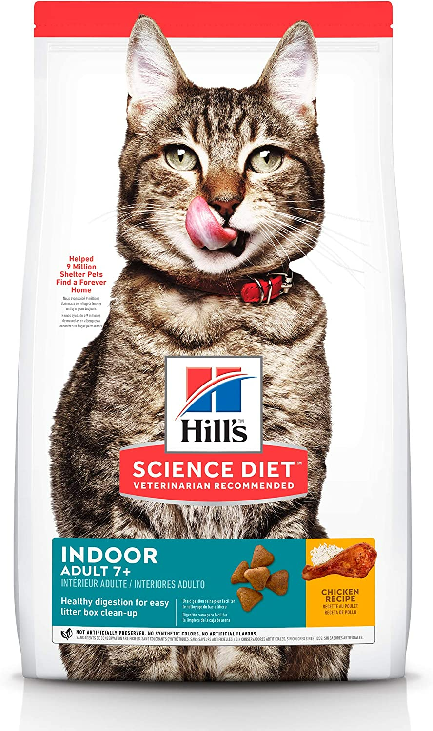 Hills Feline Adulto 7+ Indoor - Alimento para Gato Science Diet Hills Feline Adulto 7+ Indoor - Alimento para Gato Science Diet